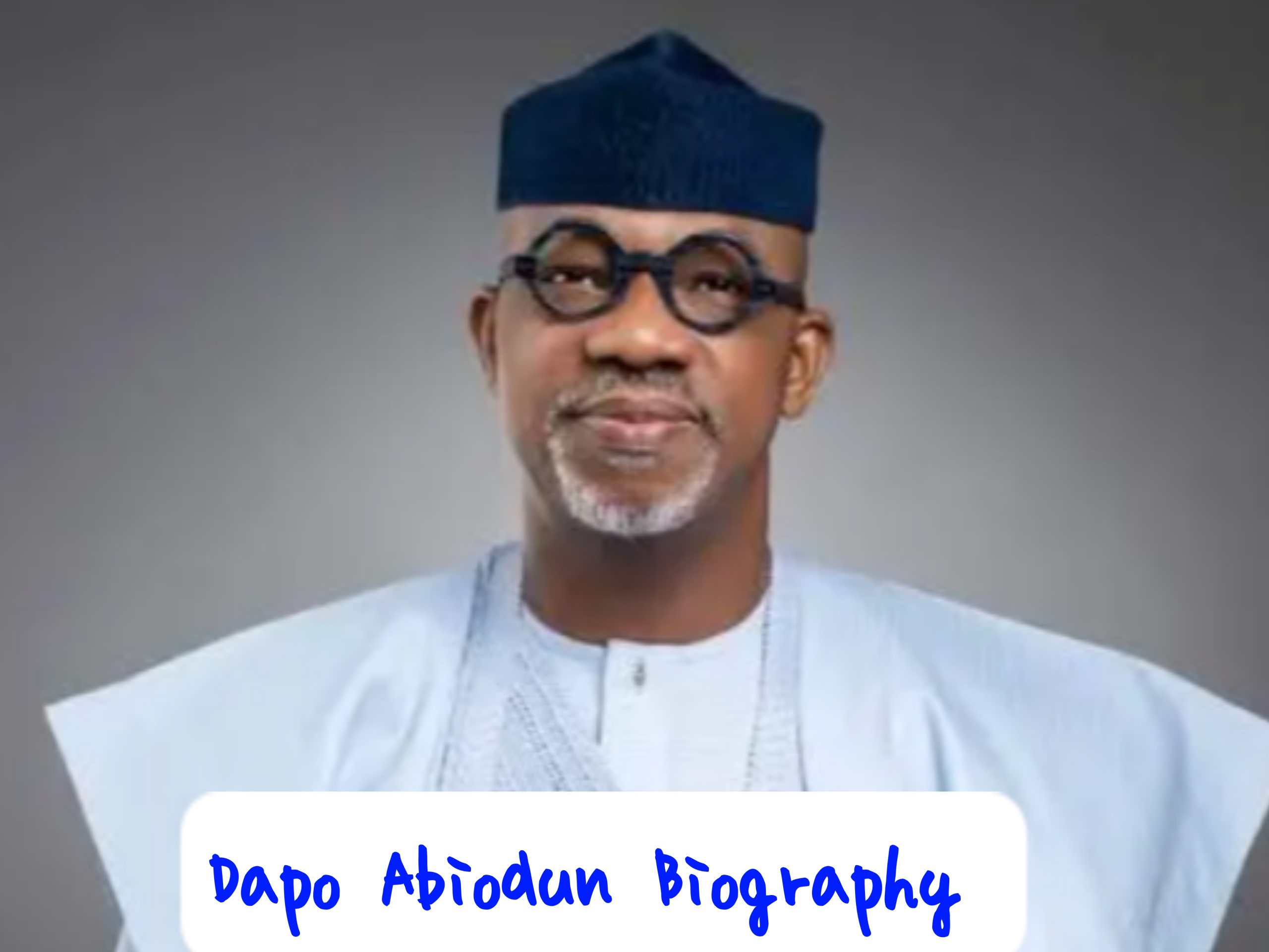 Dapo Abiodun Biography