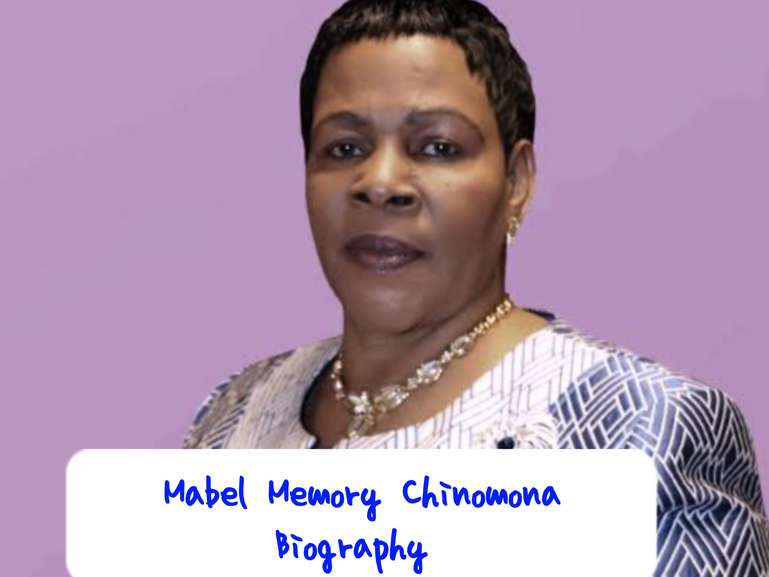 Mabel Memory Chinomona Biography
