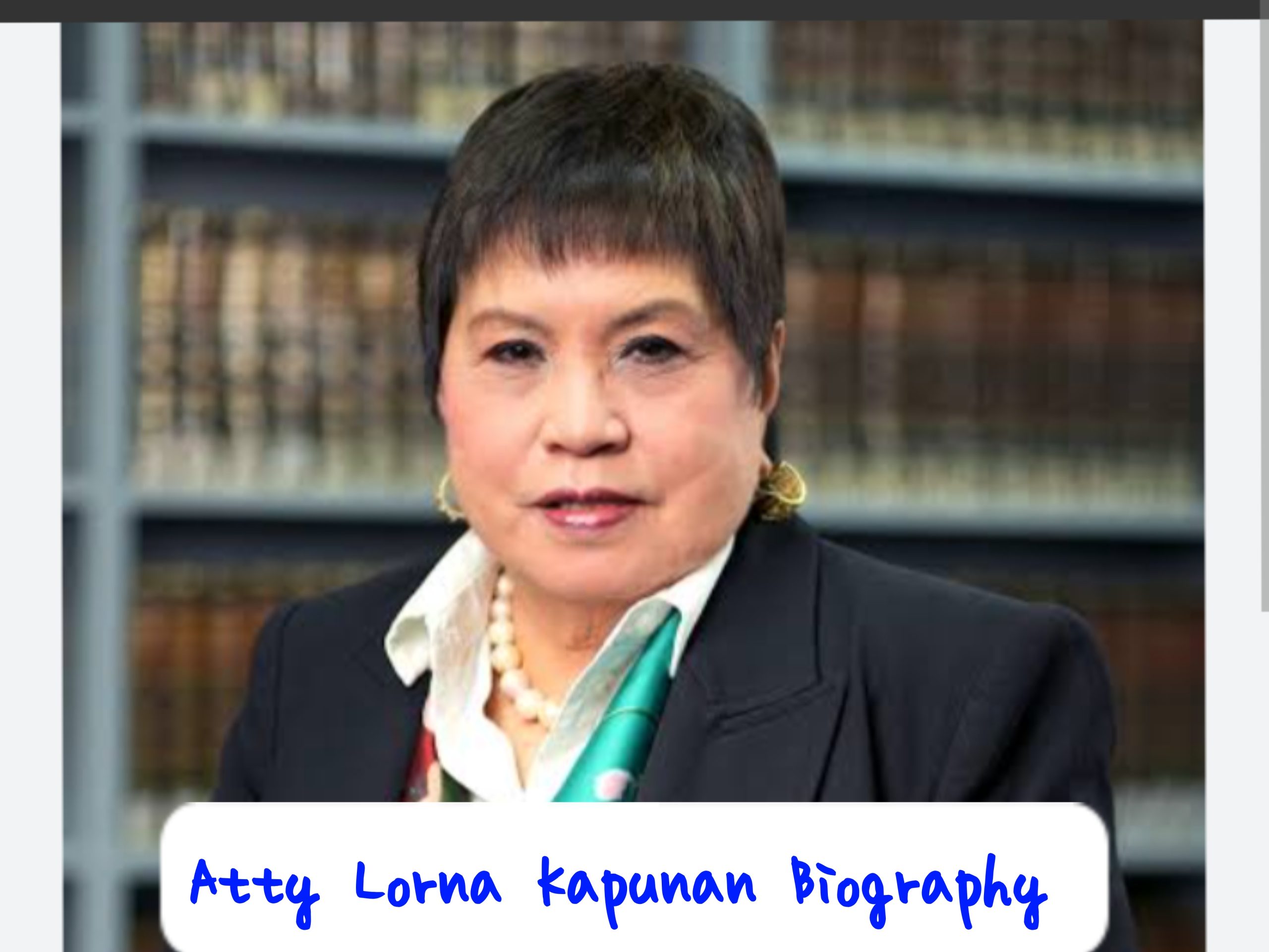 Atty Lorna Taaca Patajo-Kapunan Biography